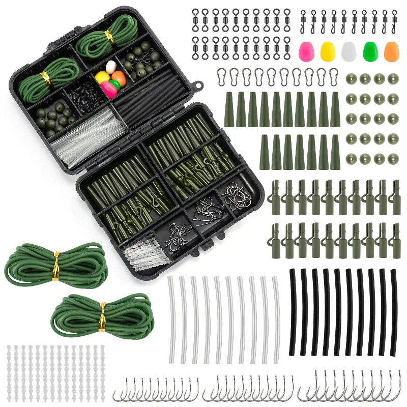 Fishing tackle stackable strap-Dr.Fish 278pcs Carp Fishing Tackles Kit