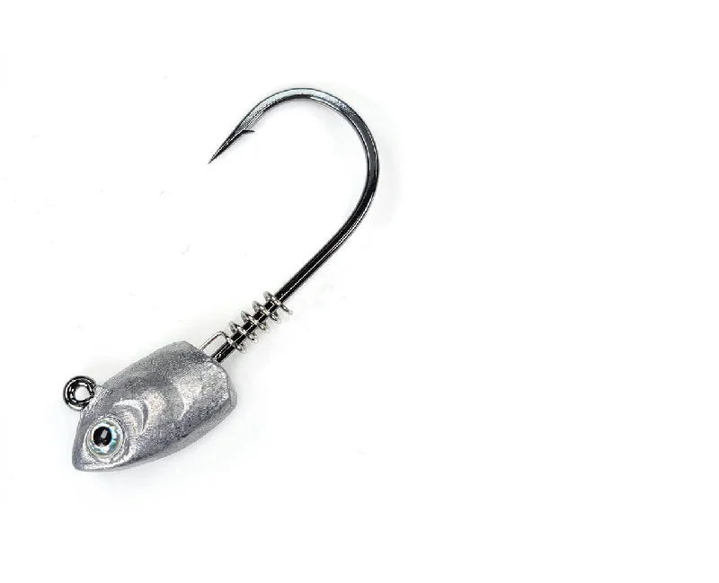 Fishing tackle multi-strap-Gamakatsu Swim Bait Head w/spring 5/0-3/8oz 3ct