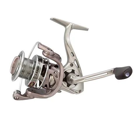 Fishing line smooth grip-Lews Laser LSG Speed Spin Spinning Reel 8BB 5.2:1 45/10lb