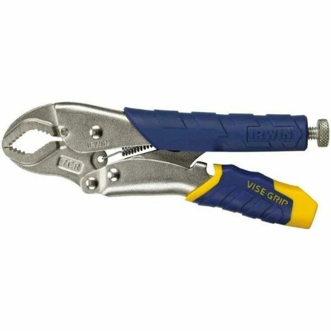 Fishing reel balanced reach-Irwin - Fast Release Curved Jaw Locking Pliers  7CR