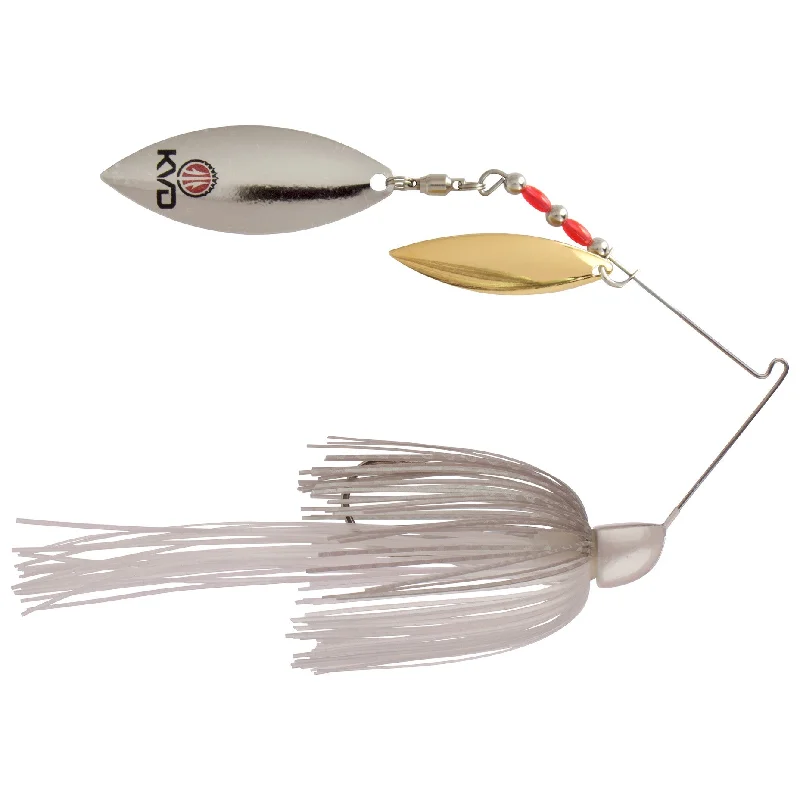 Fishing tackle adjustable strap-Strike King Finesse KVD Spinnerbait 1/2oz Green Gizzard Shad