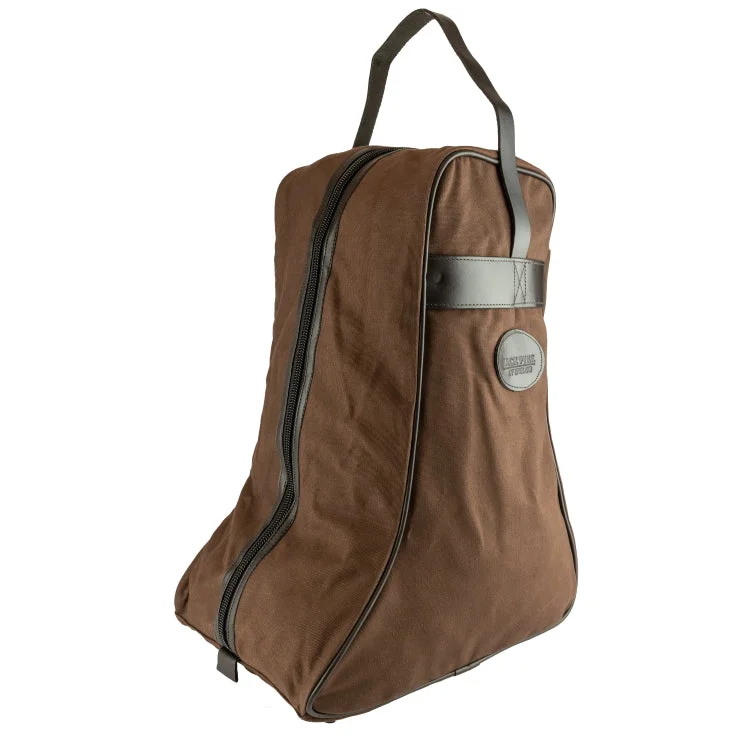 Fishing tackle multi-bag-Jack Pyke Canvas Wellington Boot Bag - Brown