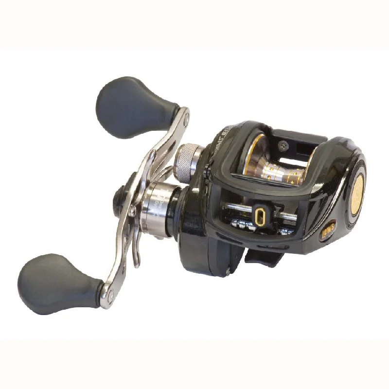 Fishing line spool reach-Lews BB1 Speed Spool Baitcast Reel Zero Rev 10BB 6.4:1 LH