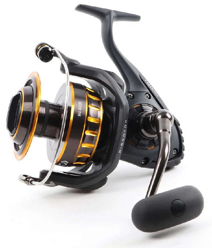 Fishing line smooth stability-Daiwa BG5000 Black Gold (BG) Saltwater Spinning Reel 5000