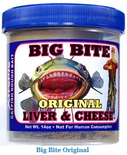 Fishing reel precision stability-Magic Bait Big Bite Dough Bait Original Liver/Cheese 14oz