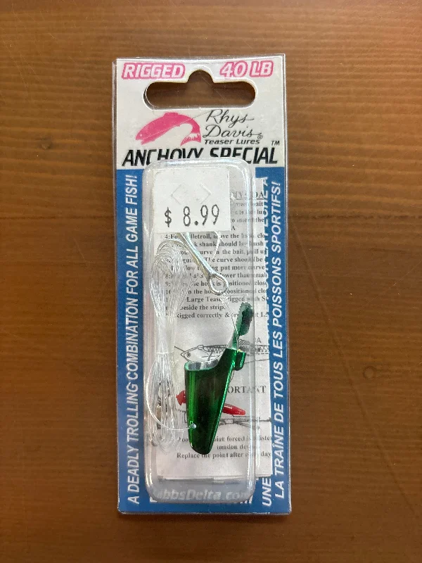 Fishing line cast balance-Anchovy Special  - Chrome Army Truck