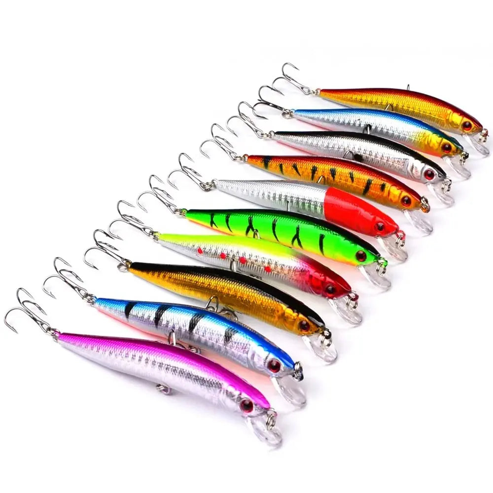 Fishing bait scent hold-Lureswholesale® Artificial 10cm 8.4g Minnow Fishing Lures