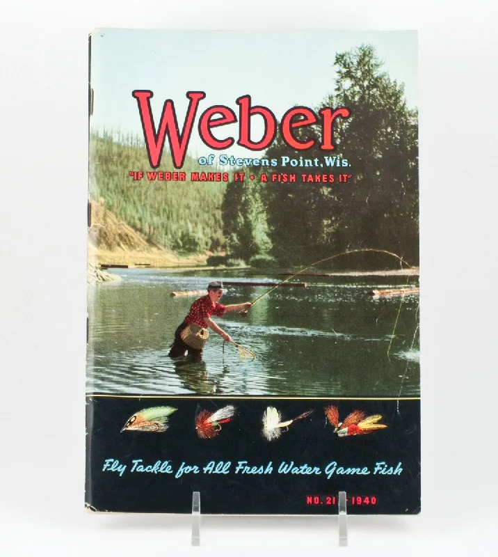 Fishing reel precision distance-Weber 1940 Fishing Tackle Catalog