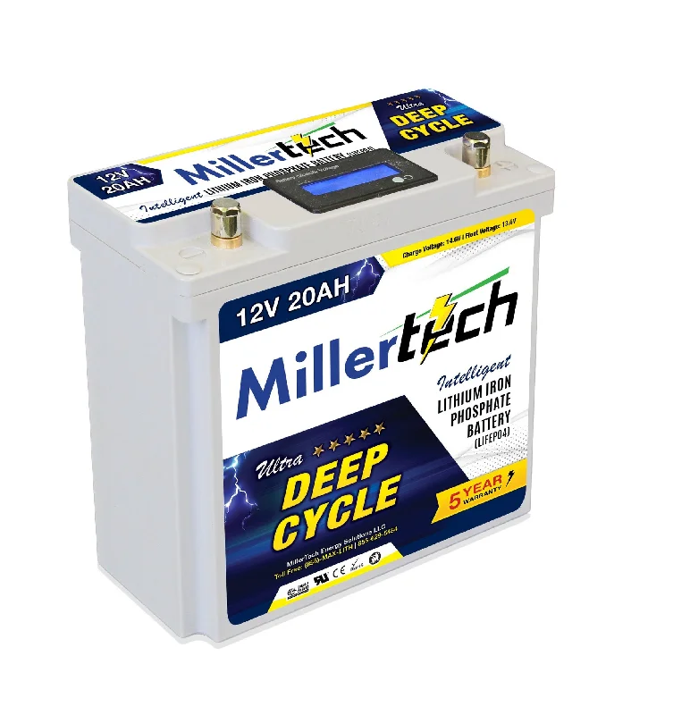 Fishing line knot reach-MillerTech Lithium Battery-12 volt 20AH Lithium Battery