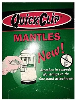 Fishing rod rigid case-Quick Clip Mantles 2pk Box of 50pks