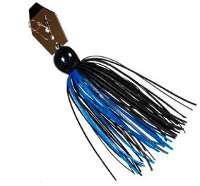 Fishing hook rust stability-Z-MAN Chatterbait Mini Max 3/8oz Black/Blue