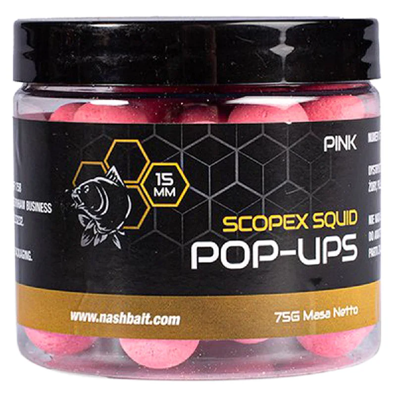 Fishing hook rust balance-Nash Scopex Squid Pop Ups Pink