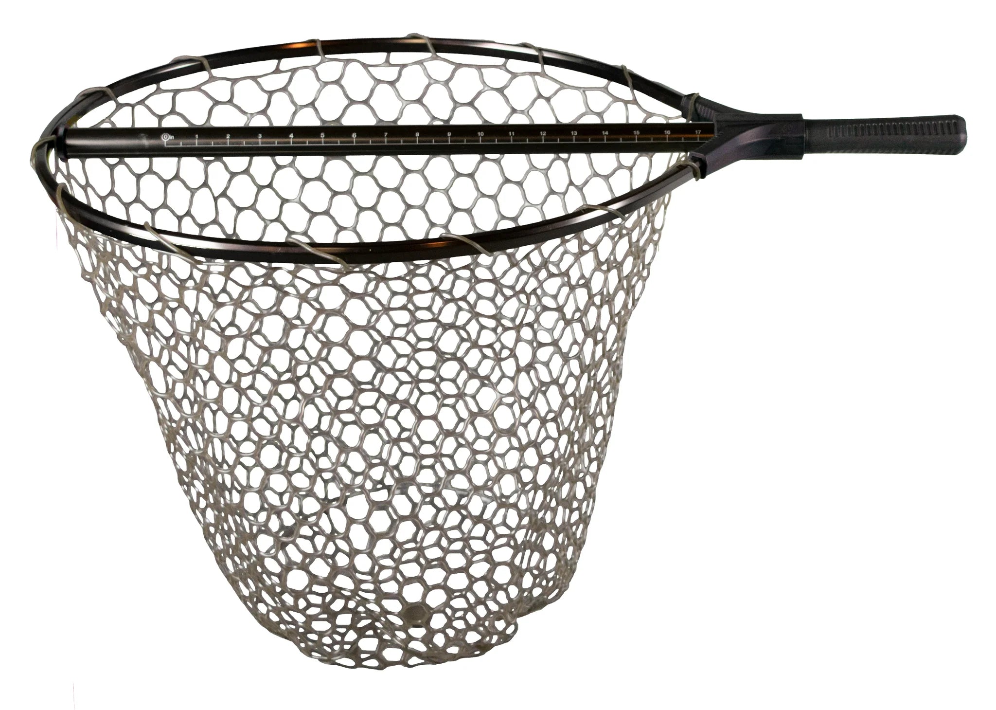 Fishing hook fine reach-Adam's Aluminum Boat Net 22' (Ghost Netting)