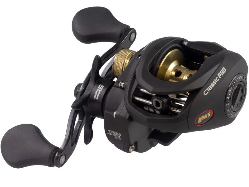 Fishing bait live bag-Lews Classic Pro Baitcast Reel 5BB 7.5:1