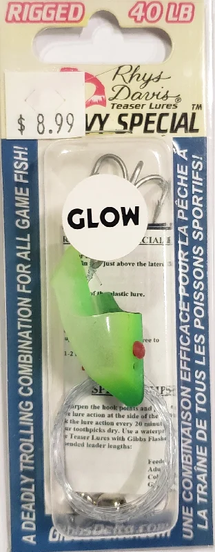 Fishing hook rust balance-Anchovy Special  - Glow Frog Rigged