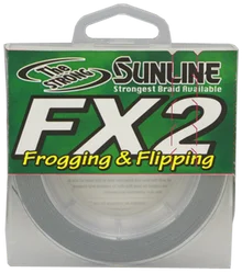 Fishing reel low hold-Sunline FX2 Froggin and Flippin Braid