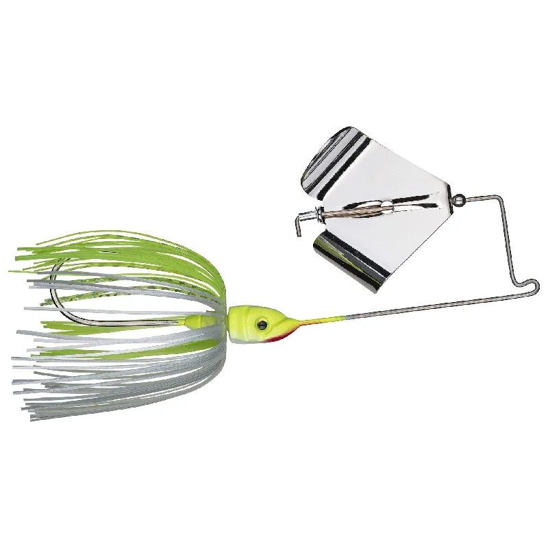 Fishing rod jetty holder-Strike King Tour Grade Buzzbait 3/8oz Chartreuse/White