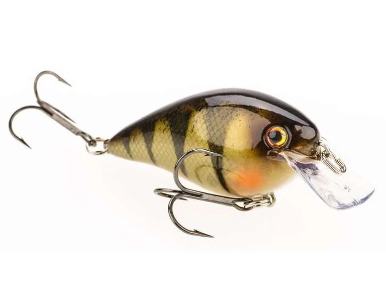 Fishing line spool reach-Strike King KVD 1.5 Squarebill Crankbait - Yellow Perch