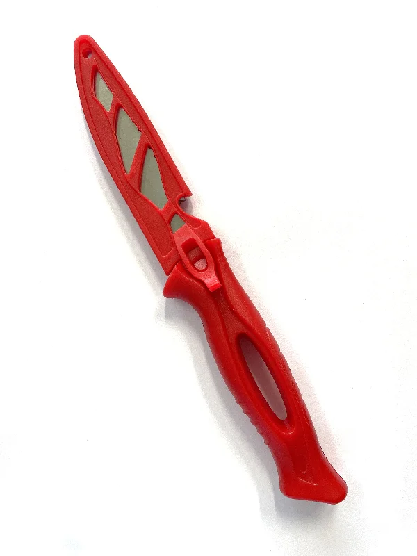 Fishing hook glow distance-Bait Knife 4" - Red