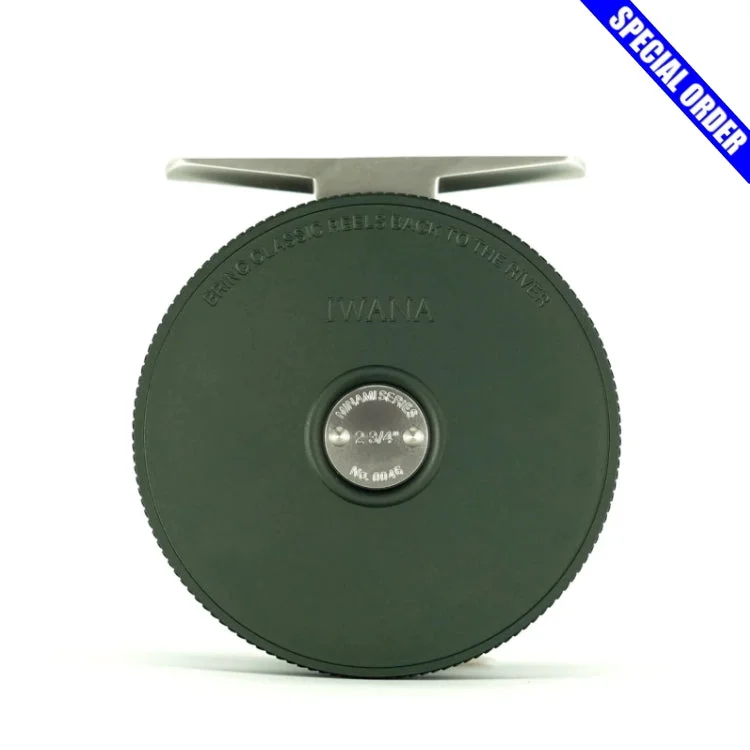 Fishing reel smooth balance-Iwana Minami Trout Reel - Green