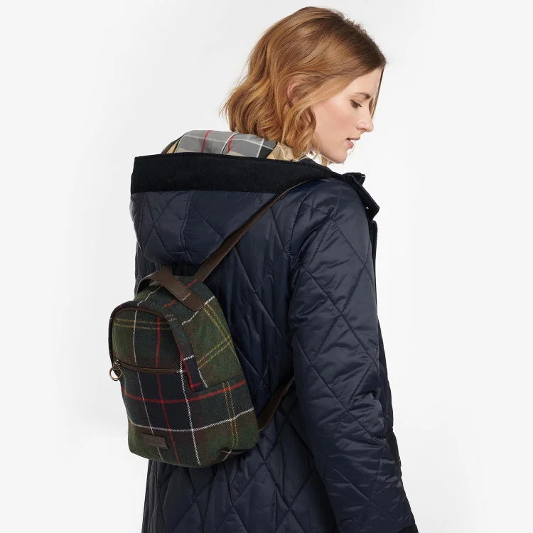 Fishing rod sturdy strap-Barbour Ladies Caley Tartan Backpack