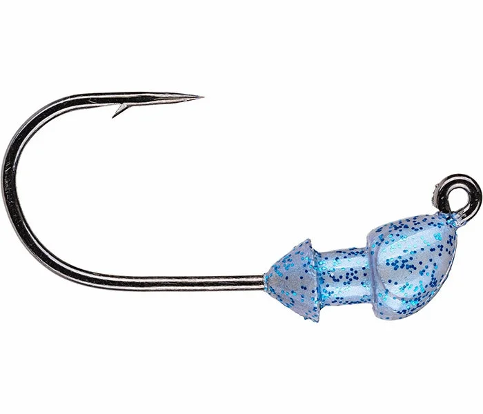 Fishing line cast control-Strike King Baby Squadron Swimbait Head - 3/16oz - Blue Glimmer